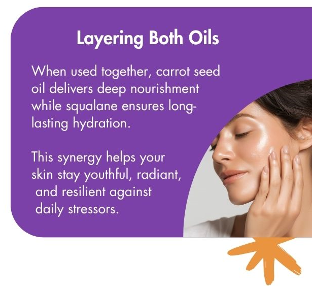 The Glow Guide: How To Layer Carrot Seed & Squalane Oils