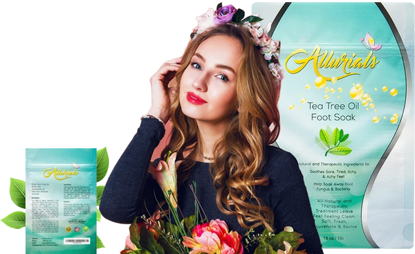 Allurials Tea Tree Oil Foot Soak Epsom Salt